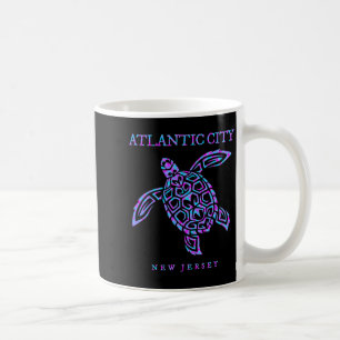 Atlantic City New Jersey Sea Turtle Beach Vacation Coffee Mug