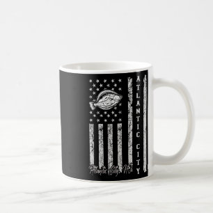 Atlantic City Nj For Fluke Fishing Fishermen Coffee Mug