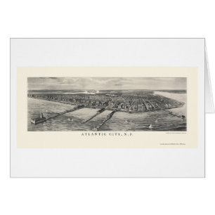 Atlantic City, NJ Panoramic Map - 1905