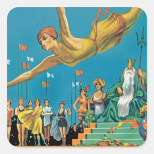 Atlantic City Pageant Square Sticker