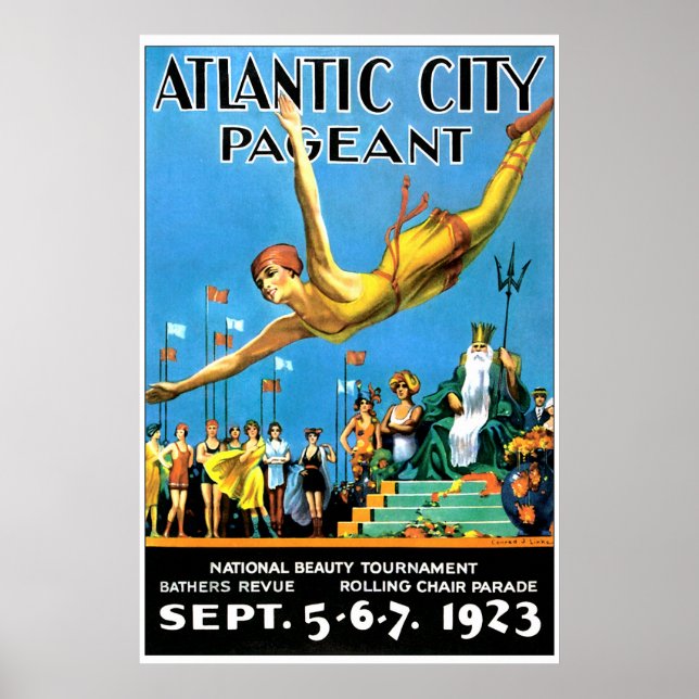 Atlantic City Pagent Reproduction Poster (Front)