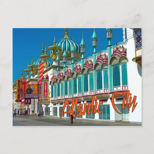 Atlantic city postcard (Front)