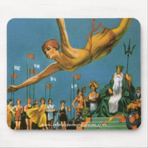 Atlantic City Poster Mousepad