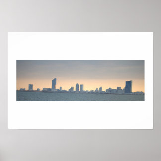 Atlantic City Sunset Photo Poster