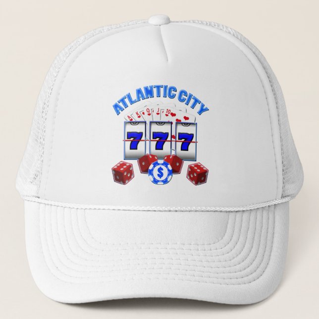 ATLANTIC CITY TRUCKER HAT (Front)
