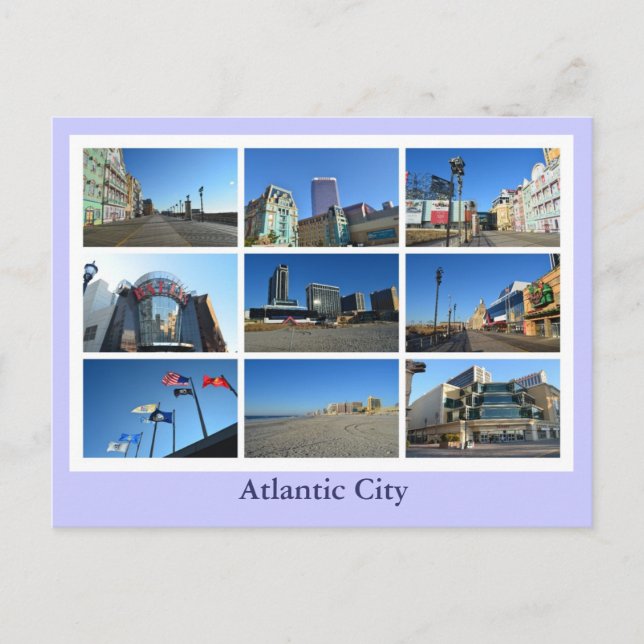 Atlantic City Views Postcard (Front)