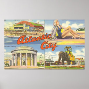 Atlantic City, Vintage Poster