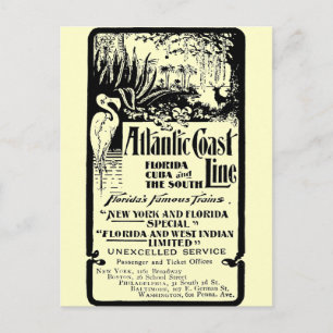 Atlantic Coast Line Railroad 1934 Postcard