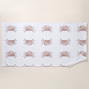 Atlantic Crab Beach Towel