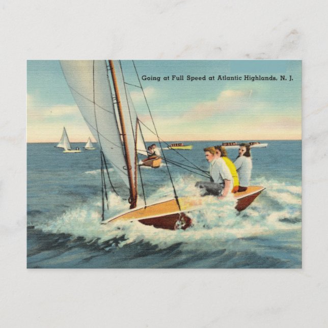Atlantic Highlands, New Jersey Postcard (Front)