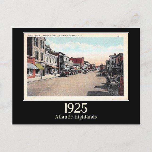 Atlantic Highlands, New Jersey, Vintage Postcard (Front)
