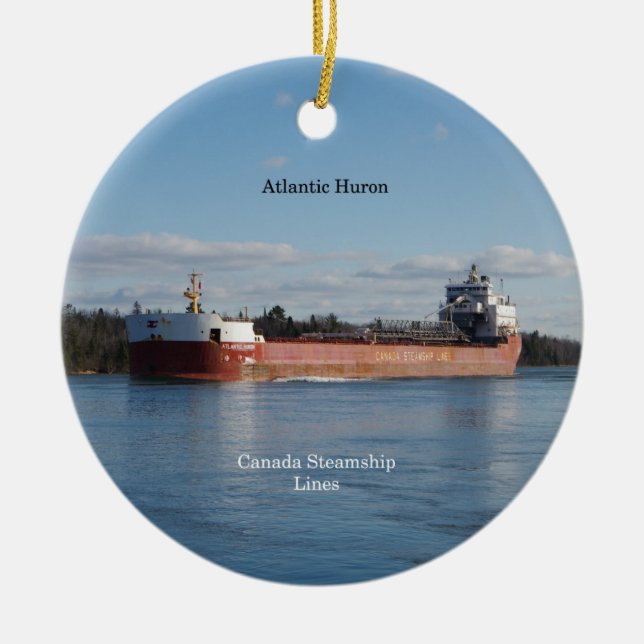 Atlantic Huron ornament (Front)