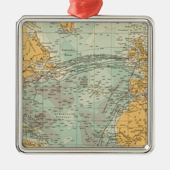 Atlantic Metal Tree Decoration (Front)