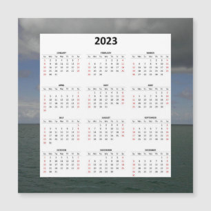 Atlantic Ocean 2023 Magnetic Calendar