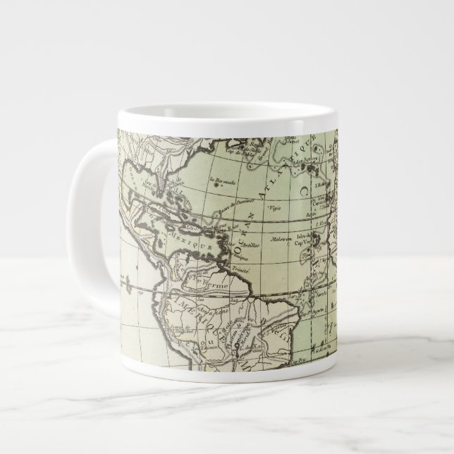 Atlantic Ocean 3 Large Coffee Mug (Front Left)