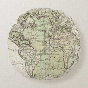 Atlantic Ocean 3 Round Cushion