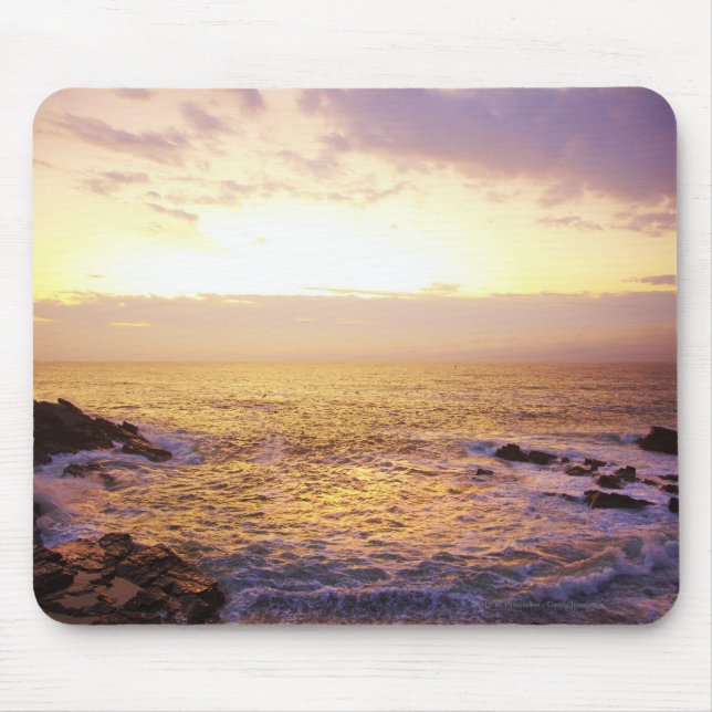 Atlantic Ocean at sunrise, view from Portland Mouse Mat (Front)