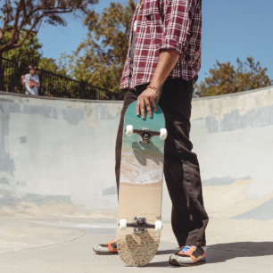 Atlantic Ocean Bliss #3 #wall #art  Skateboard