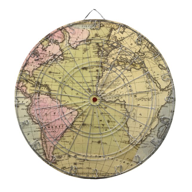 Atlantic Ocean. Dartboard (Front)