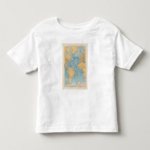Atlantic Ocean Map Toddler T-Shirt