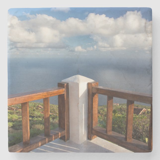 Atlantic Ocean Stone Coaster (Front)