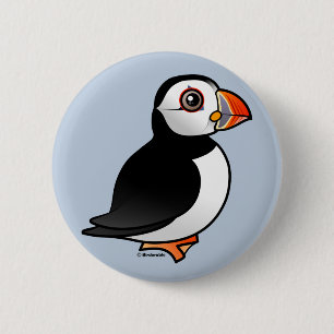 Atlantic Puffin 6 Cm Round Badge