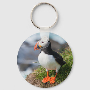 Atlantic Puffin Fratercula Arctica Key Ring
