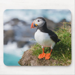 Atlantic Puffin Fratercula Arctica Mouse Mat