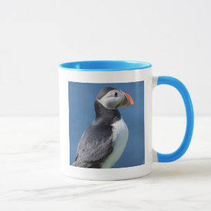 Atlantic Puffin (Fratercula Arctica) On Cliff Mug