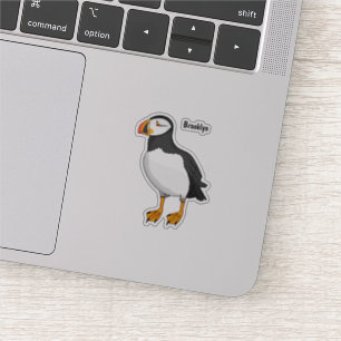 Atlantic puffin illustration