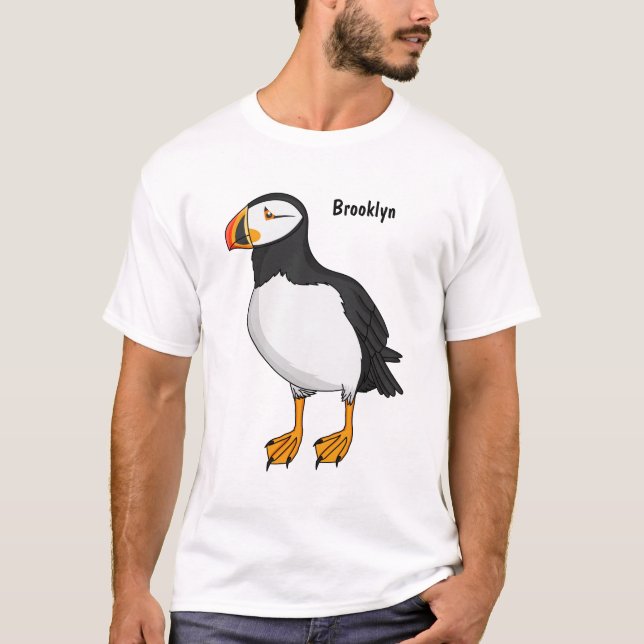 Atlantic puffin illustration   T-Shirt (Front)