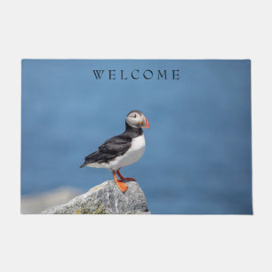 Atlantic Puffin in Machias, Maine Doormat