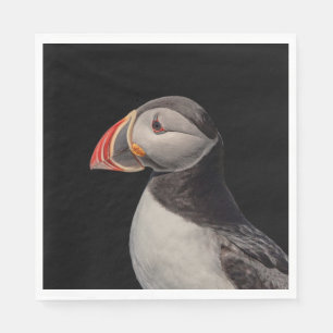 Atlantic Puffin in Machias, Maine Napkin