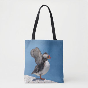 Atlantic Puffin in Machias, ME Tote Bag