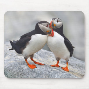Atlantic Puffin Love Mouse Mat