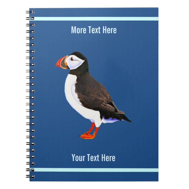 Atlantic Puffin Notebook (Front)