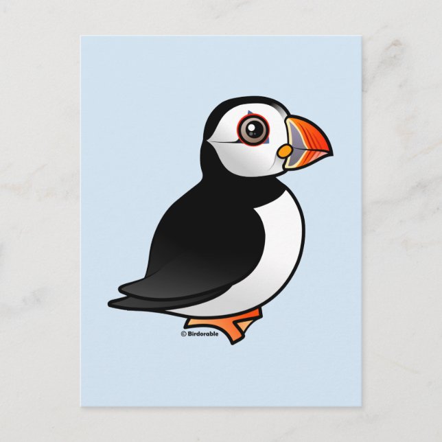 Atlantic Puffin Postcard (Front)