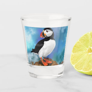 Atlantic Puffin Shot Glass