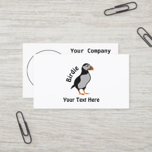 Atlantic Puffin Standing The Good Luck Birdie Business Card