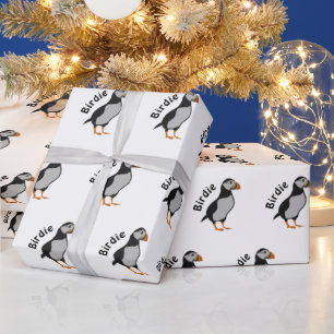 Atlantic Puffin Standing The Good Luck Birdie Wrapping Paper