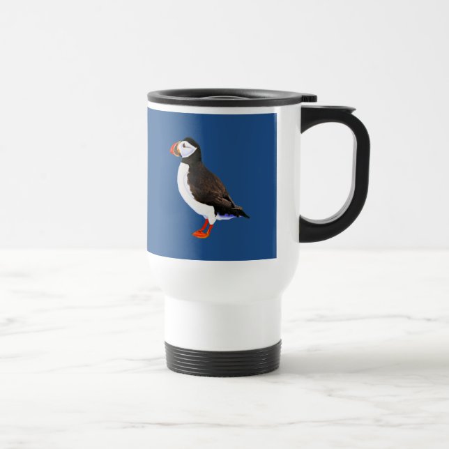 Atlantic Puffin Travel Mug (Right)