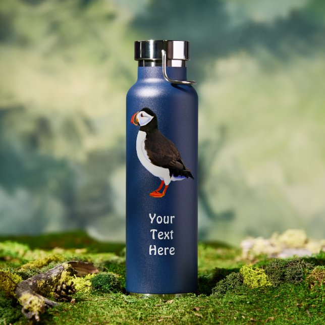 Atlantic Puffin Water Bottle (Outdoor (Rotated))