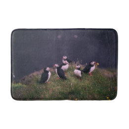 Atlantic Puffins Bath Mat