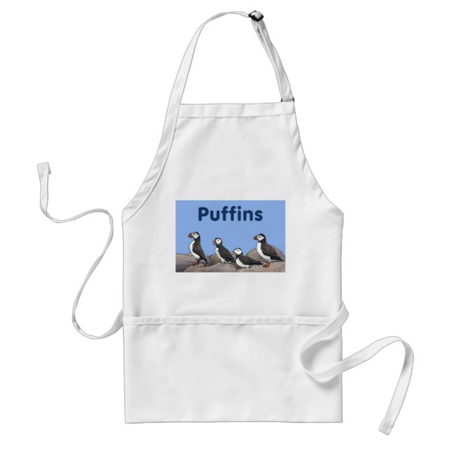 Atlantic Puffins Standard Apron (Front)