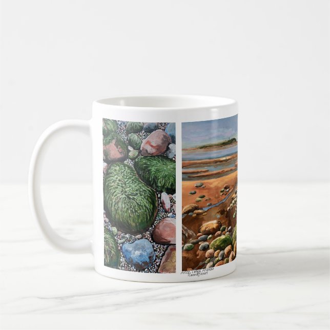 Atlantic Sea Coastal  Coffee Mug (Left)