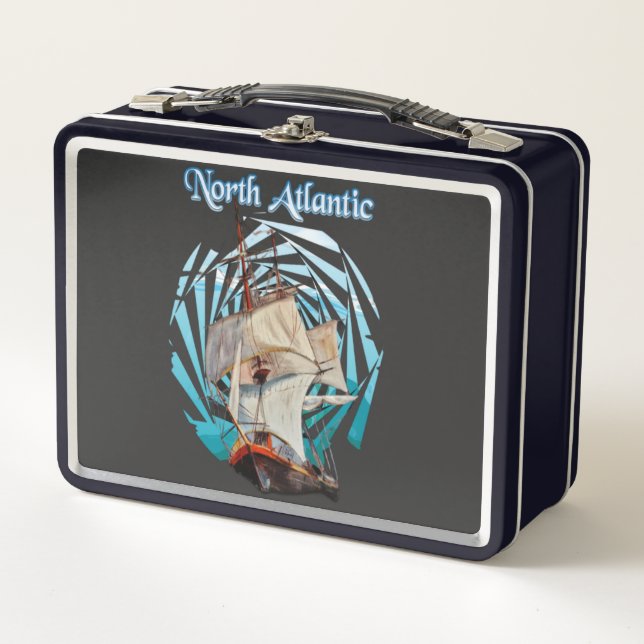   Atlantic Sea Cruises Metal Lunch Box (Front)