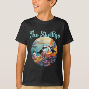 Atlantic Skelligs Michael Puffins Little Island Ir T-Shirt