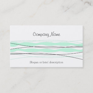Atlantic Stripe business card white