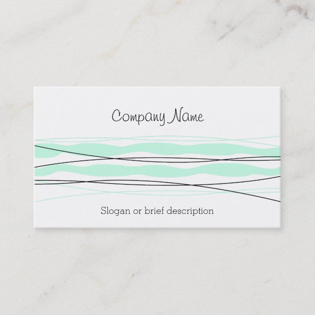 Atlantic Stripe business card white (Front)