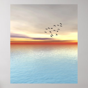 Atlantic Sunset for Poster